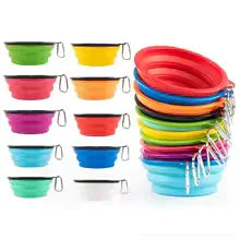 Collapsible Silicone Dog Bowl (1000ml) – Portable Travel & Outdoor Pet Bowl - Shoply pets