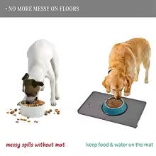Slip Silicone Pet Feeding Mat for Dogs & Cats