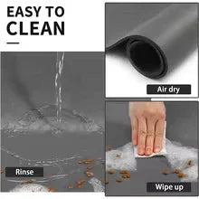 Absorbent Pet Feeding Mat for Dogs & Cats – Quick-Dry Water & Food Mat - Shoply pets