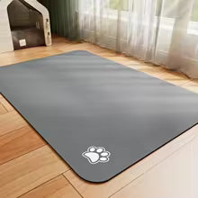 Absorbent Pet Feeding Mat for Dogs & Cats – Quick-Dry Water & Food Mat